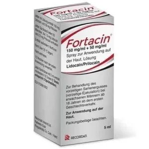 FORTACIN spray for applications also skin 5 ml lidocaine and prilocaine